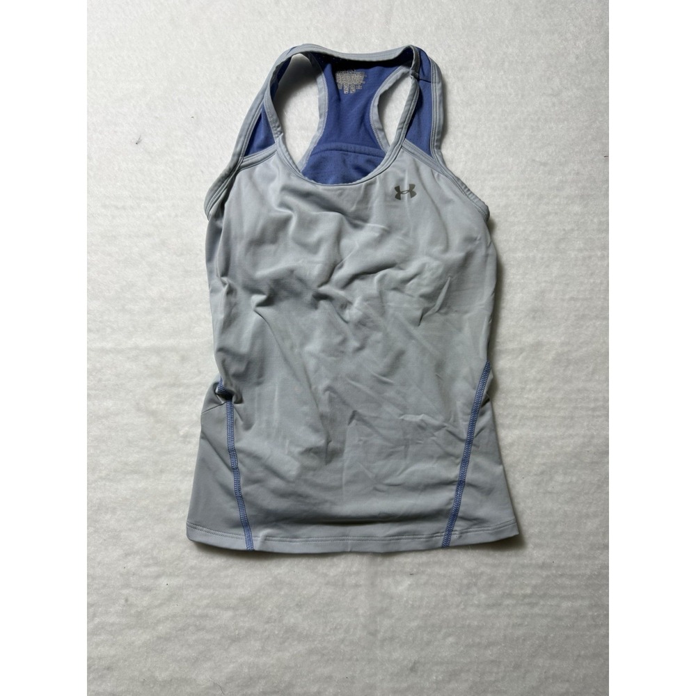 Women's Under Armour Blue Running Tank Top Shirt Size Small
